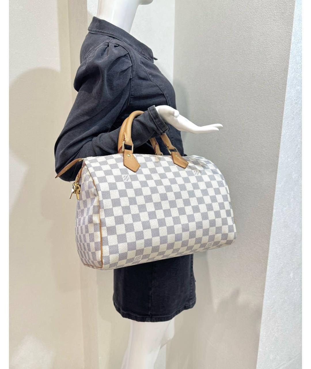 LOUIS VUITTON Серая сумка с короткими ручками, фото 5