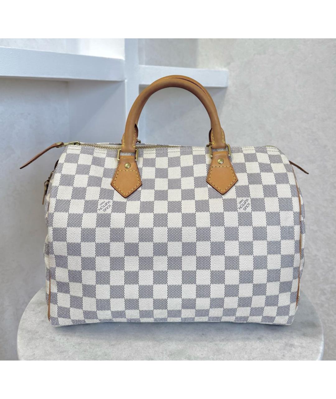 LOUIS VUITTON Серая сумка с короткими ручками, фото 2