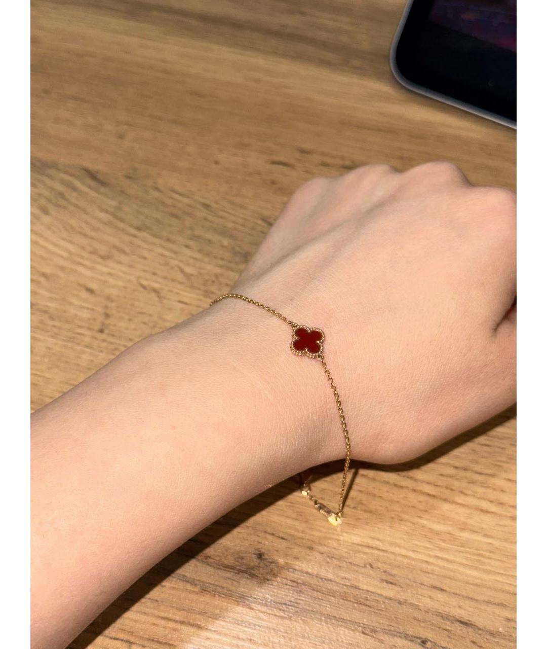 VAN CLEEF & ARPELS Красный браслет из розового золота, фото 2