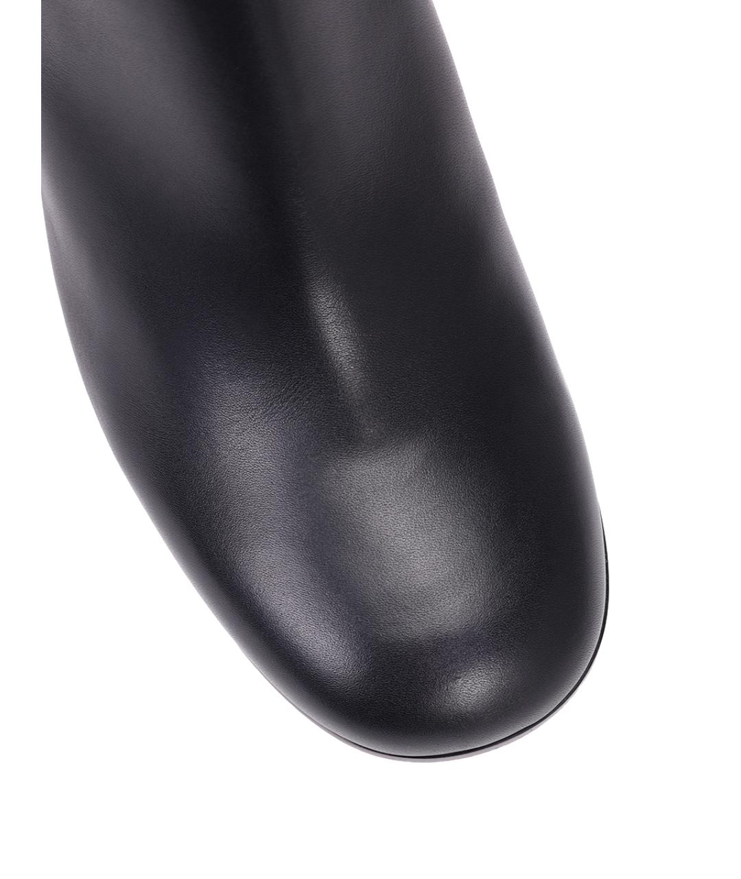 GIANVITO ROSSI Черные кожаные ботильоны, фото 5