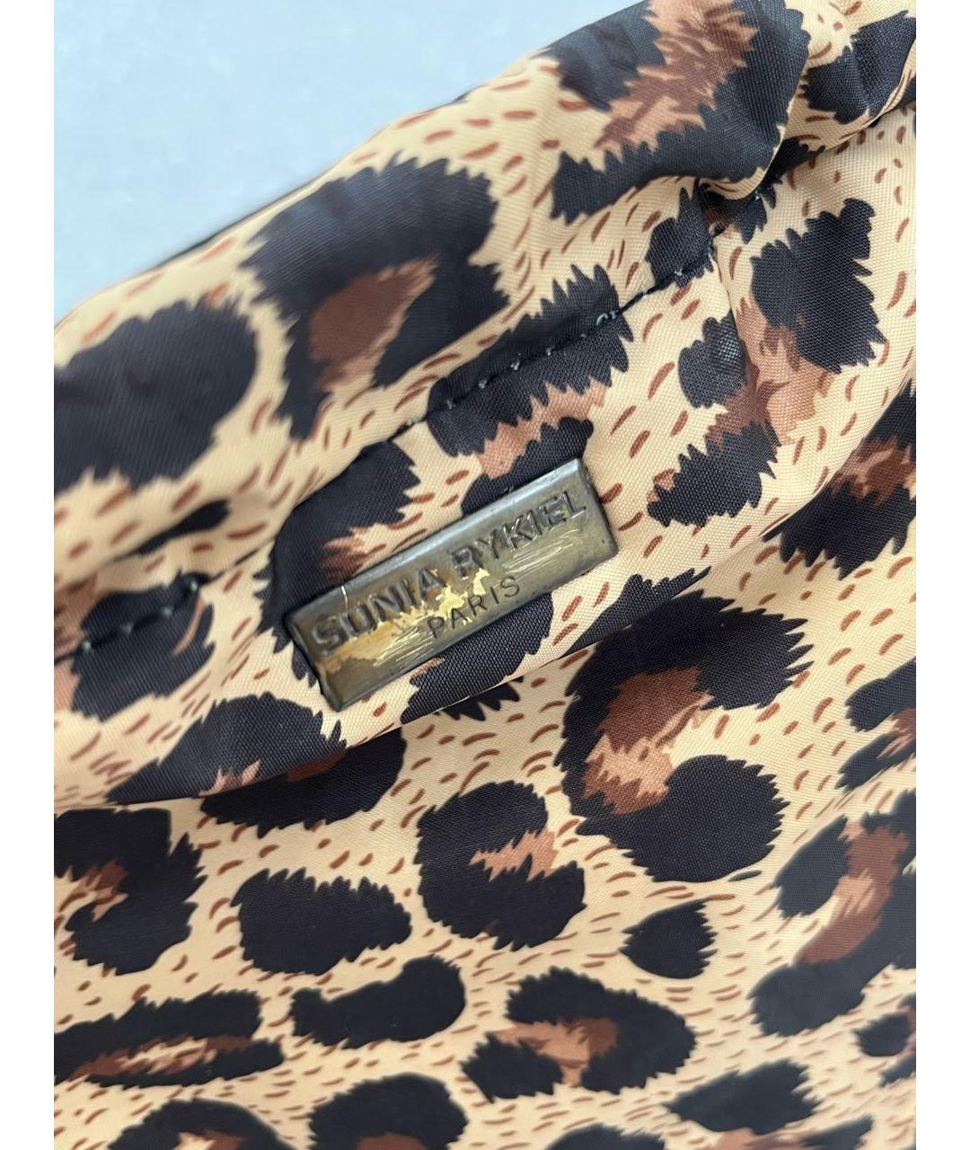 SONIA RYKIEL Коричневая сумка с короткими ручками, фото 5