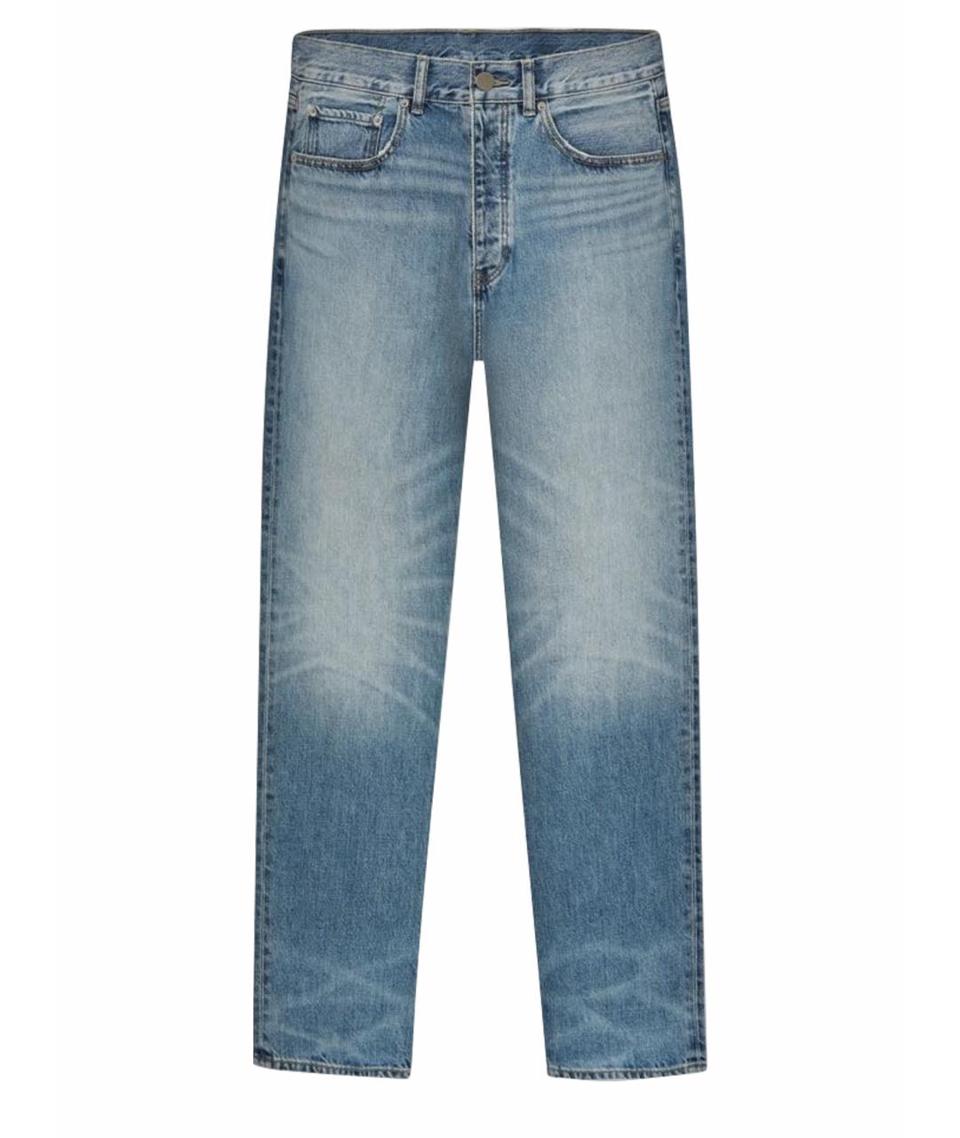 FEAR OF GOD ESSENTIALS Синие хлопковые прямые джинсы, фото 1