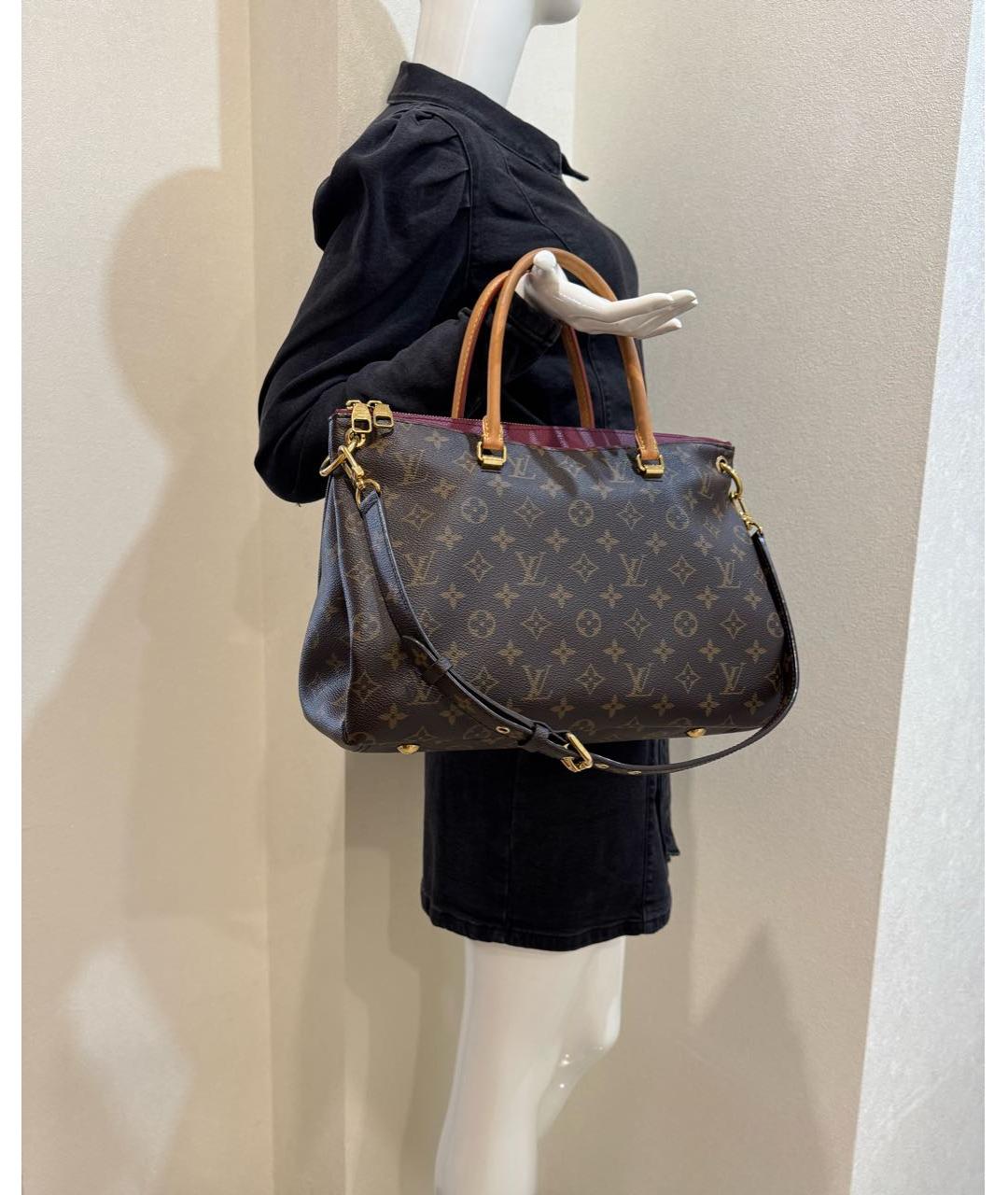 LOUIS VUITTON Коричневая сумка тоут, фото 6
