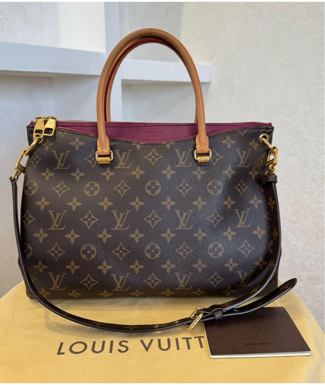 LOUIS VUITTON Коричневая сумка тоут, фото 2