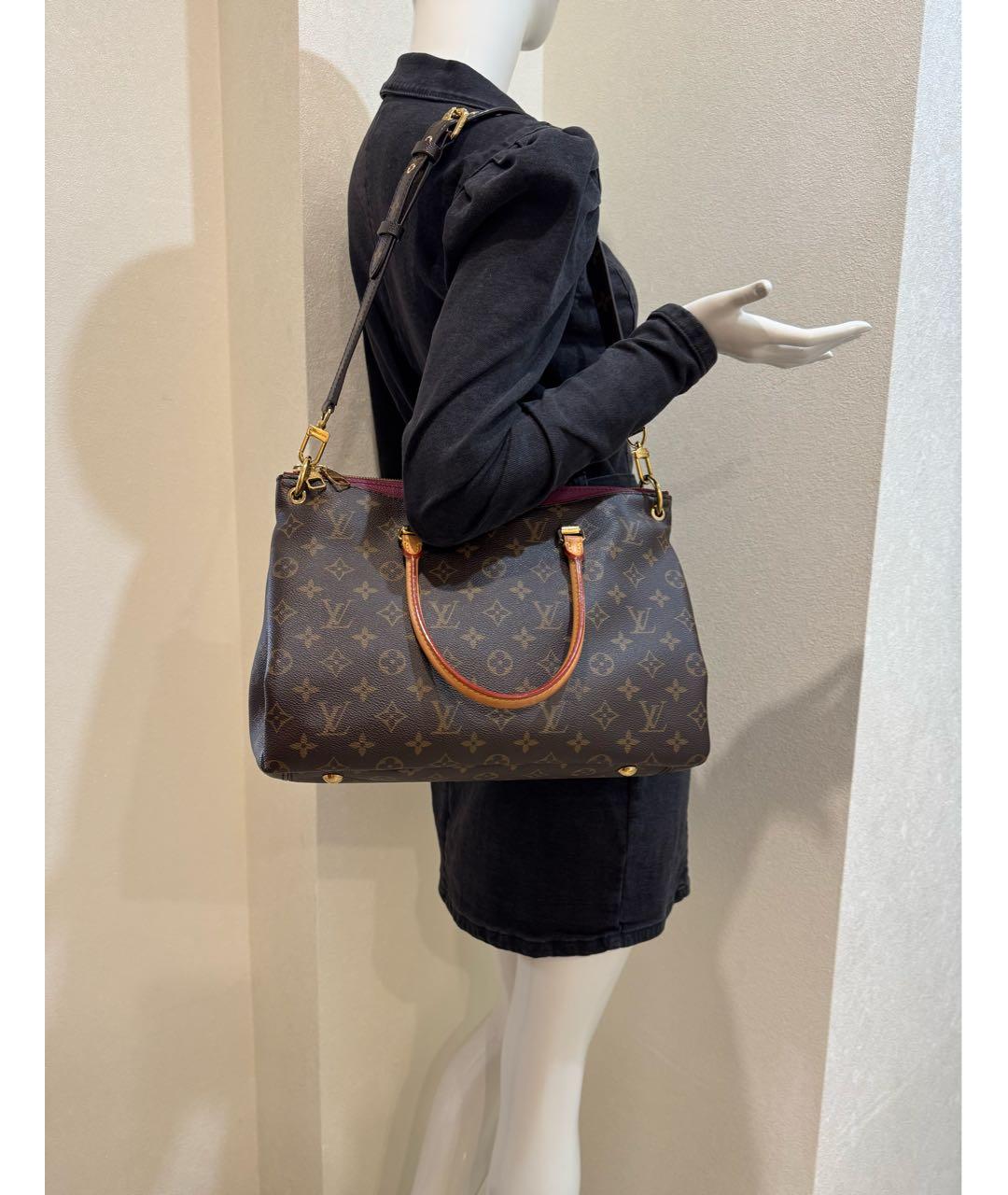 LOUIS VUITTON Коричневая сумка тоут, фото 5