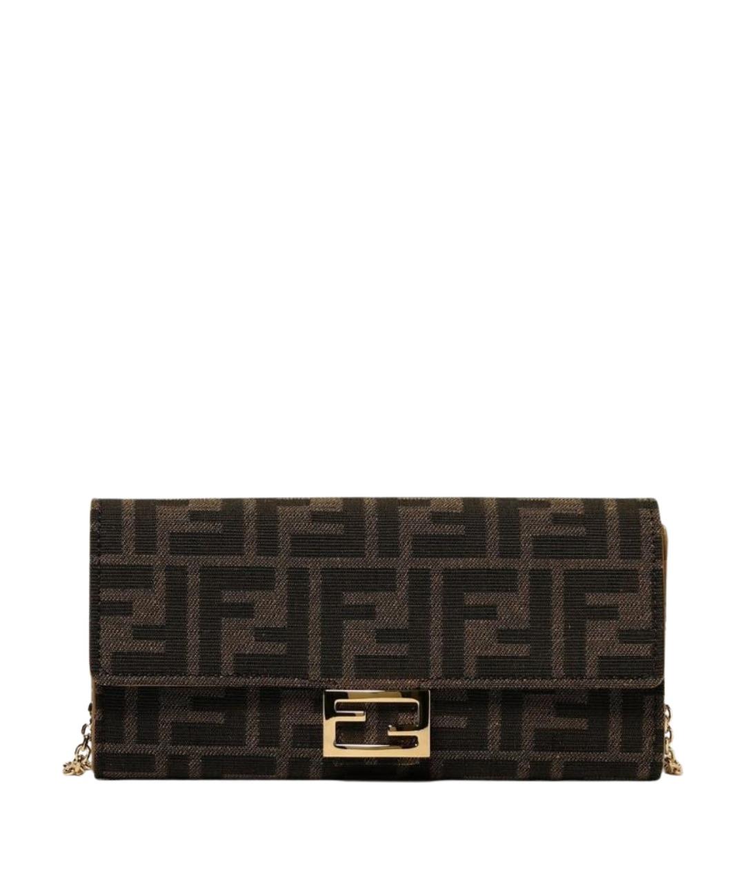 FENDI Коричневая сумка через плечо, фото 1