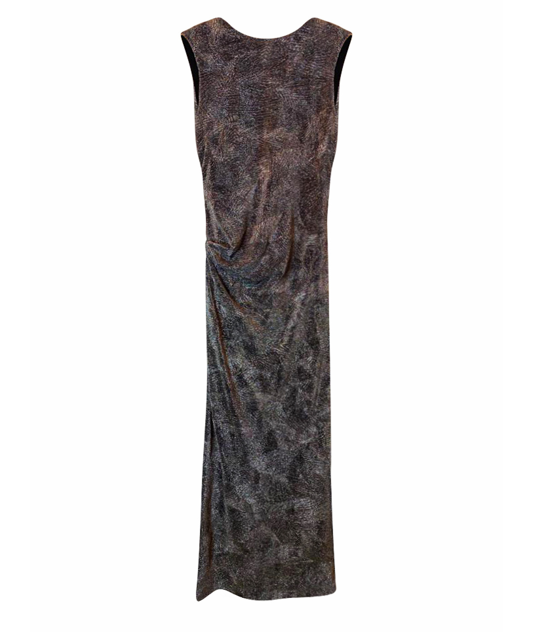 VALENTIN YUDASHKIN Серебряное велюровое вечернее платье, фото 1