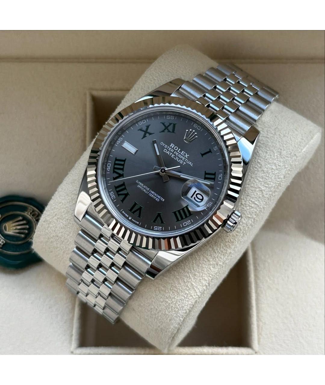 ROLEX Серебряные часы из белого золота, фото 3