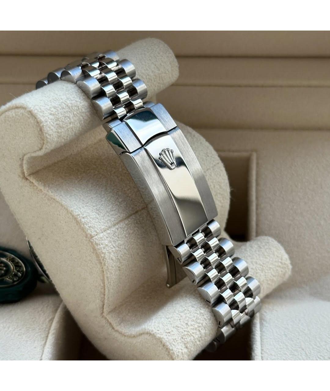 ROLEX Серебряные часы из белого золота, фото 6