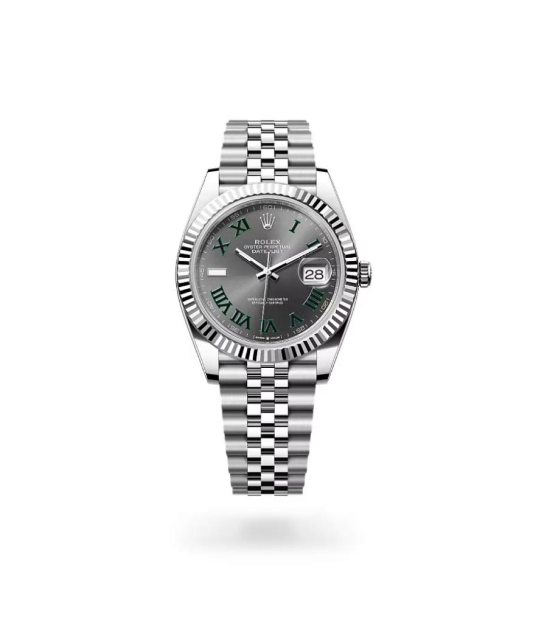 ROLEX Серебряные часы из белого золота, фото 2