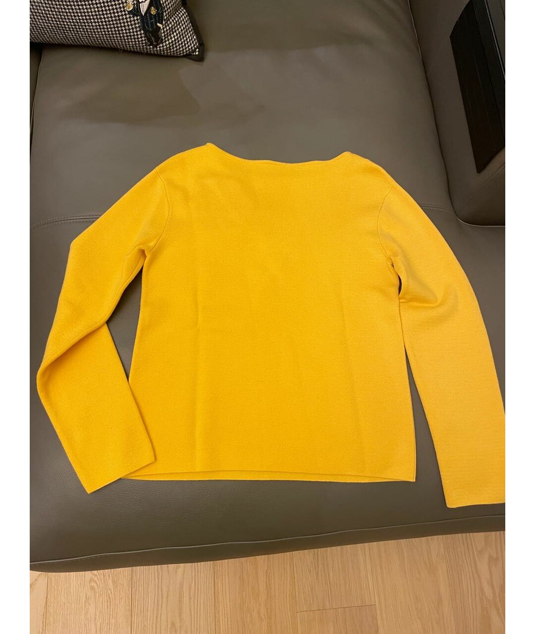 MOSCHINO Желтый джемпер / свитер, фото 2