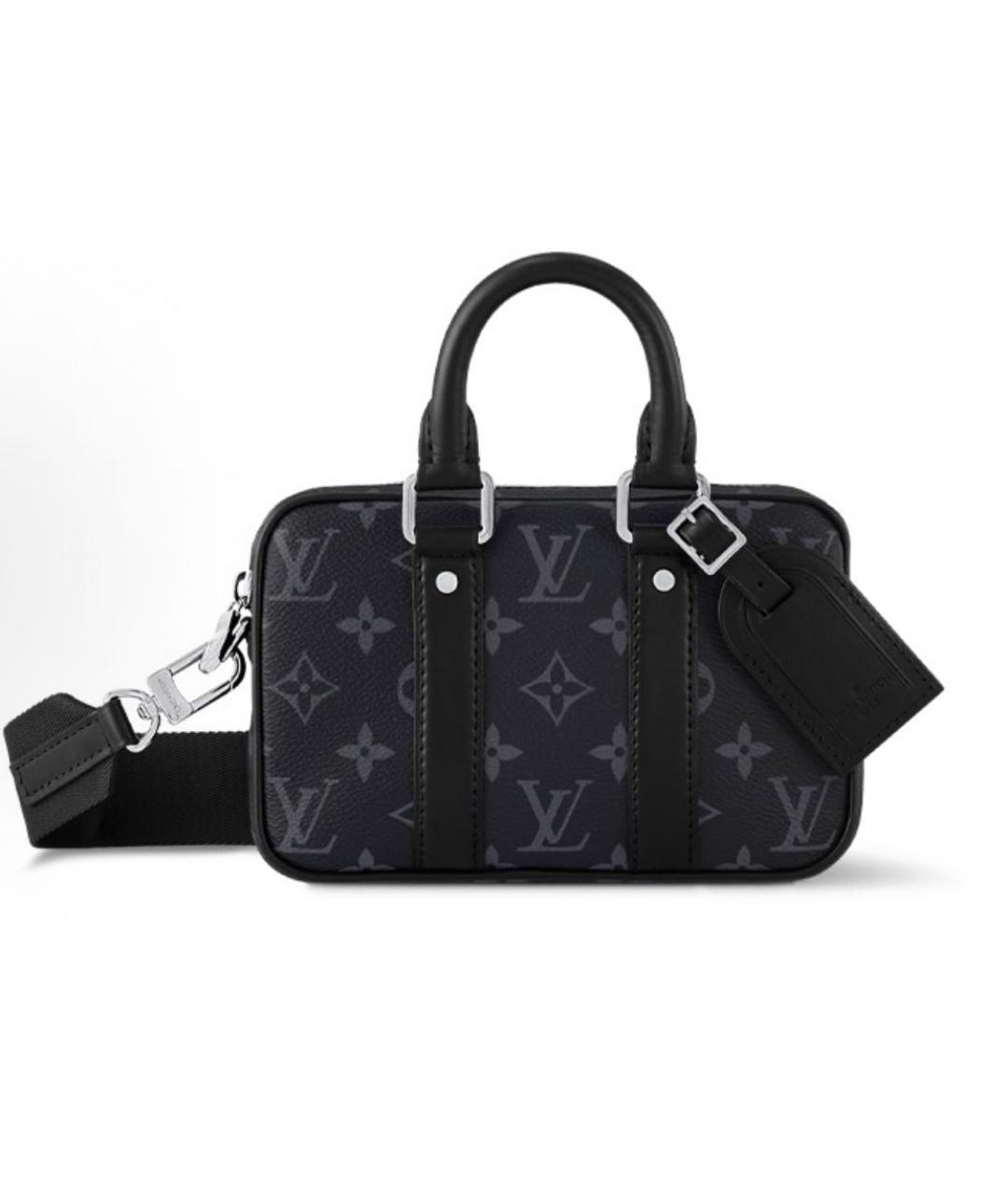 LOUIS VUITTON Черная сумка на плечо, фото 4