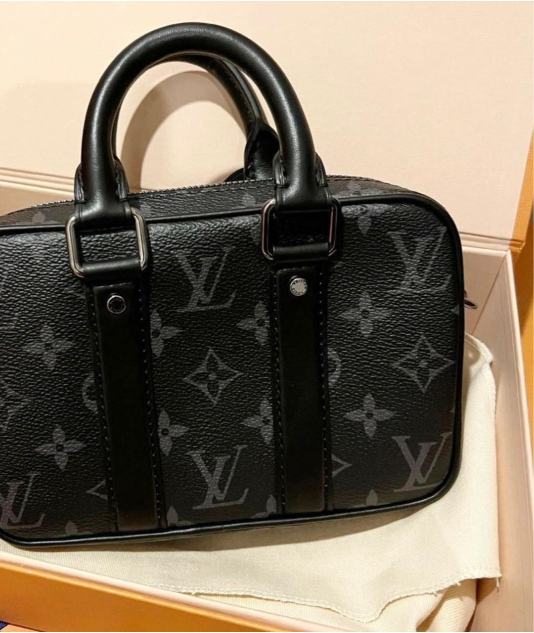 LOUIS VUITTON Черная сумка на плечо, фото 3