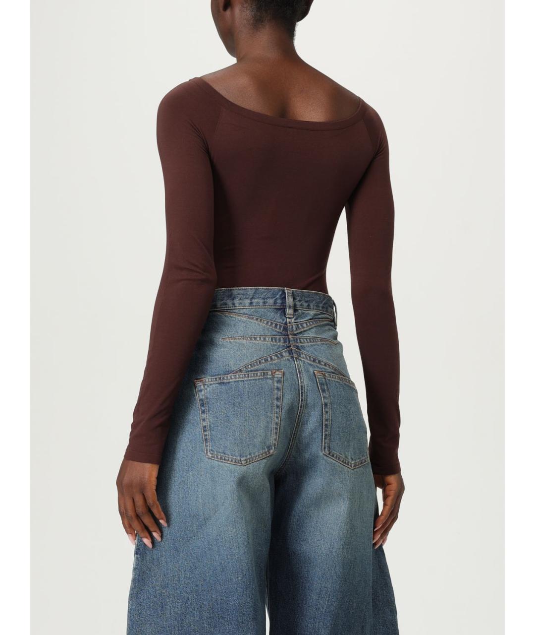 ALAIA Коричневое боди, фото 3