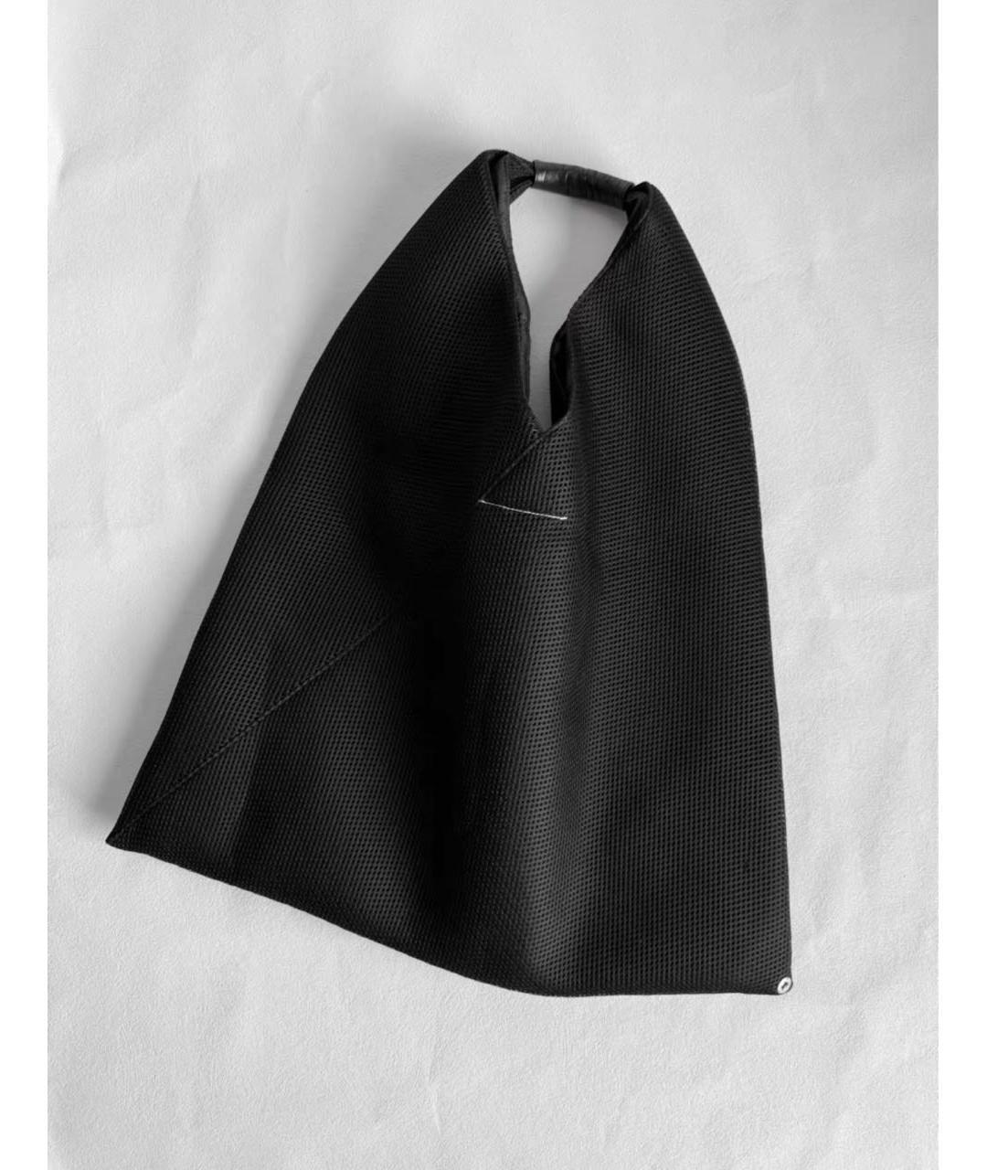 MM6 MAISON MARGIELA Черная сумка тоут, фото 5