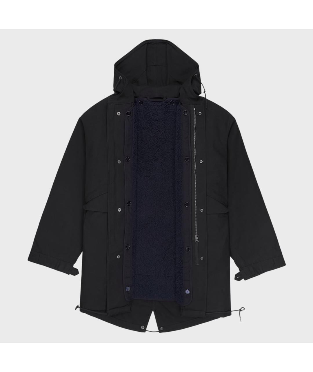 RAF SIMONS Черная хлопковая парка, фото 2