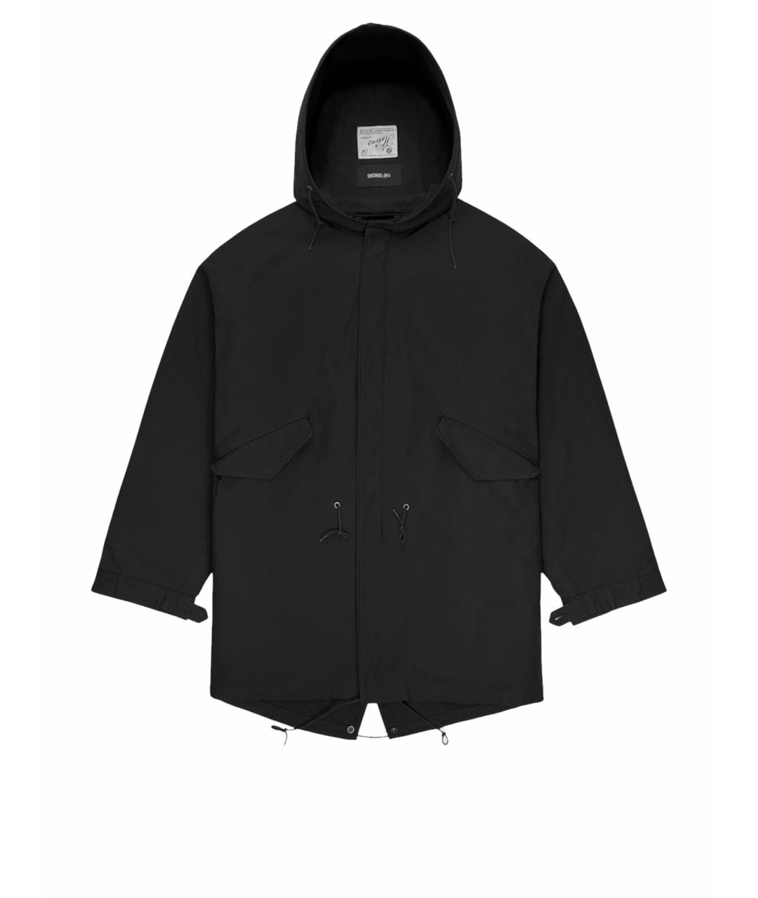 RAF SIMONS Черная хлопковая парка, фото 1