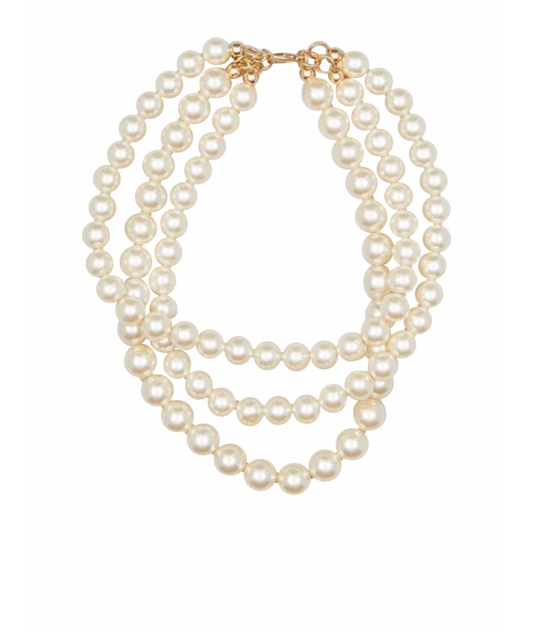 MAX MARA Белое колье, фото 1