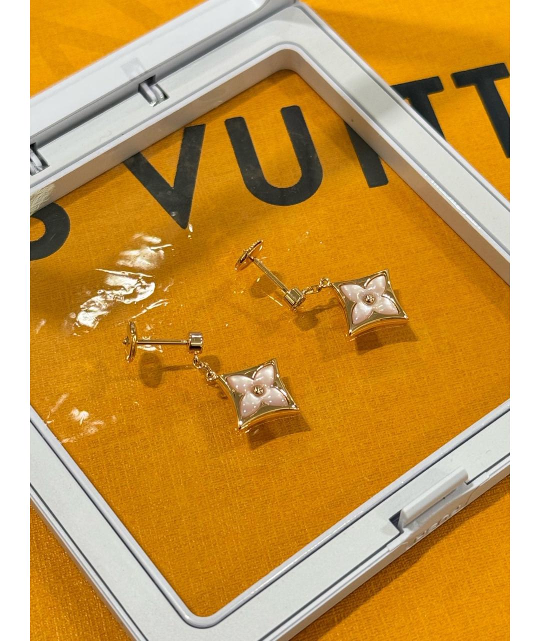 LOUIS VUITTON Розовые серьги из розового золота, фото 4
