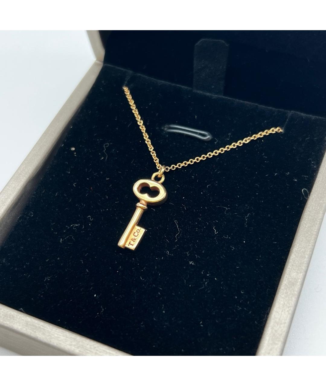 TIFFANY&CO Желтая подвеска из желтого золота, фото 6