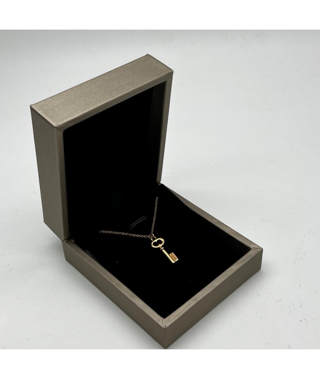 TIFFANY&CO Желтая подвеска из желтого золота, фото 4