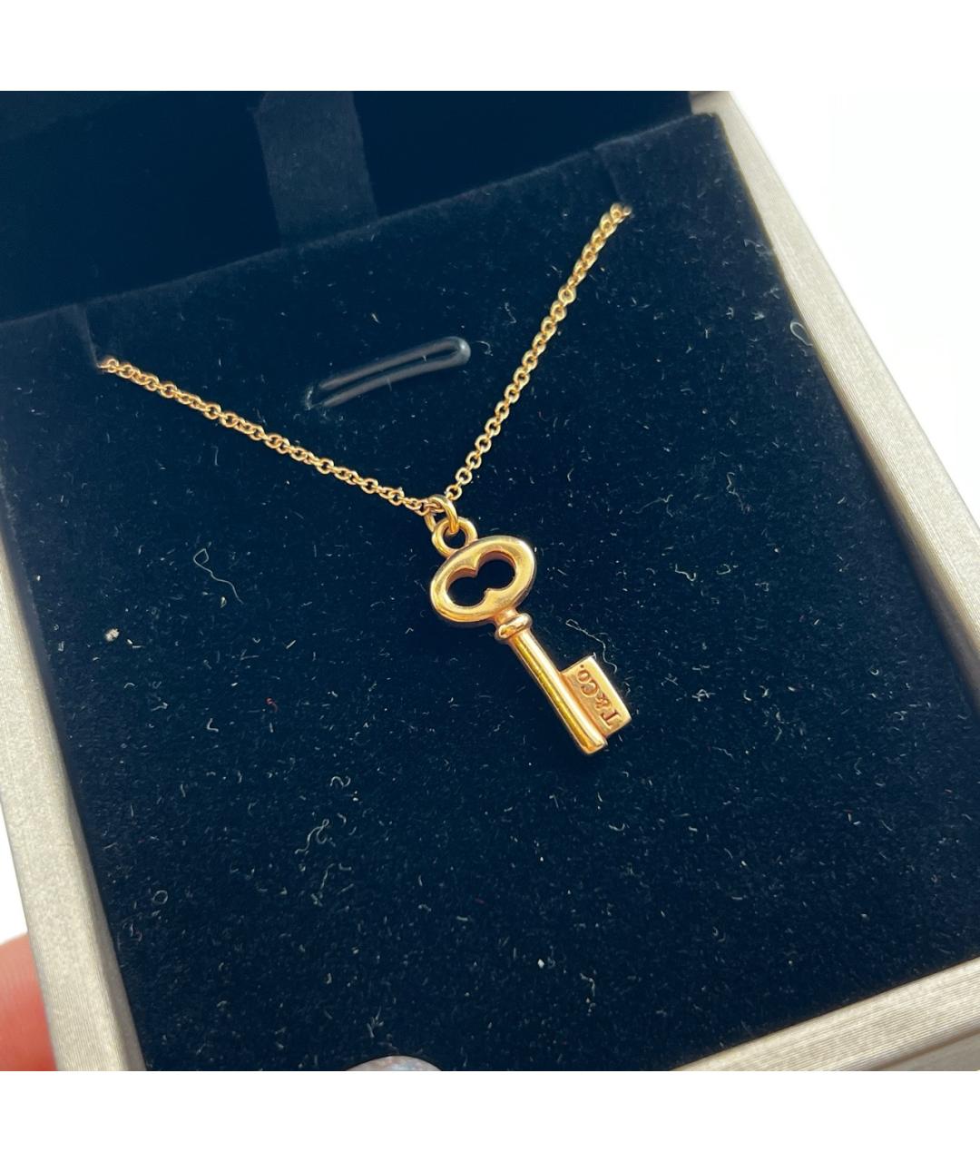 TIFFANY&CO Желтая подвеска из желтого золота, фото 3