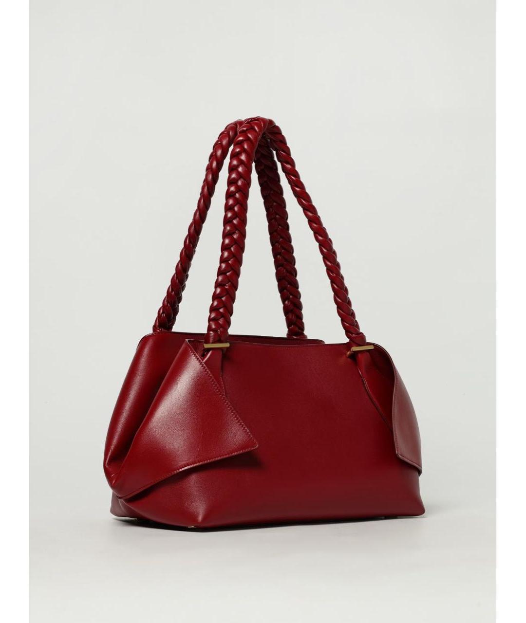 FERRAGAMO Бордовая кожаная сумка через плечо, фото 2