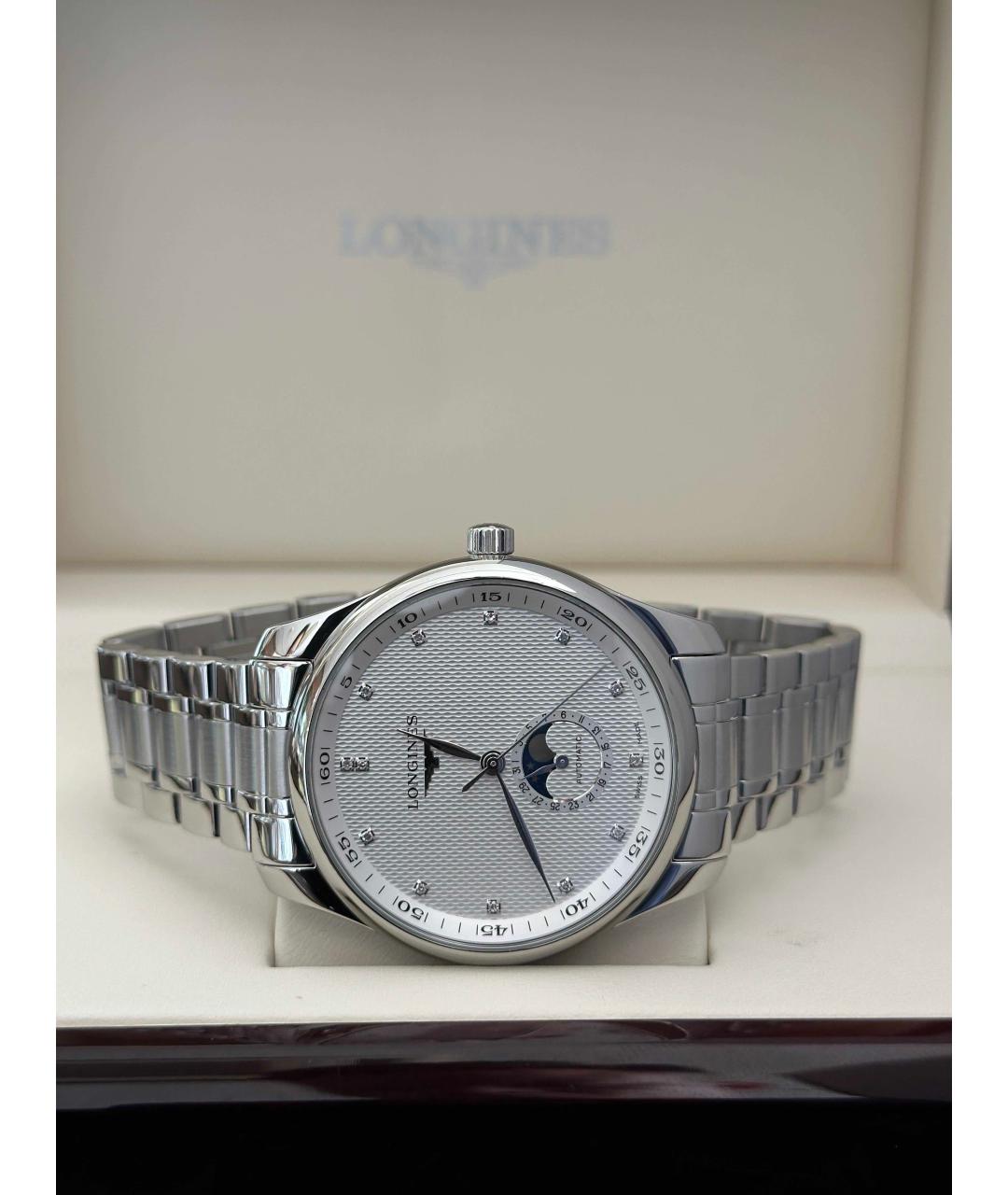LONGINES Серебряные часы, фото 5