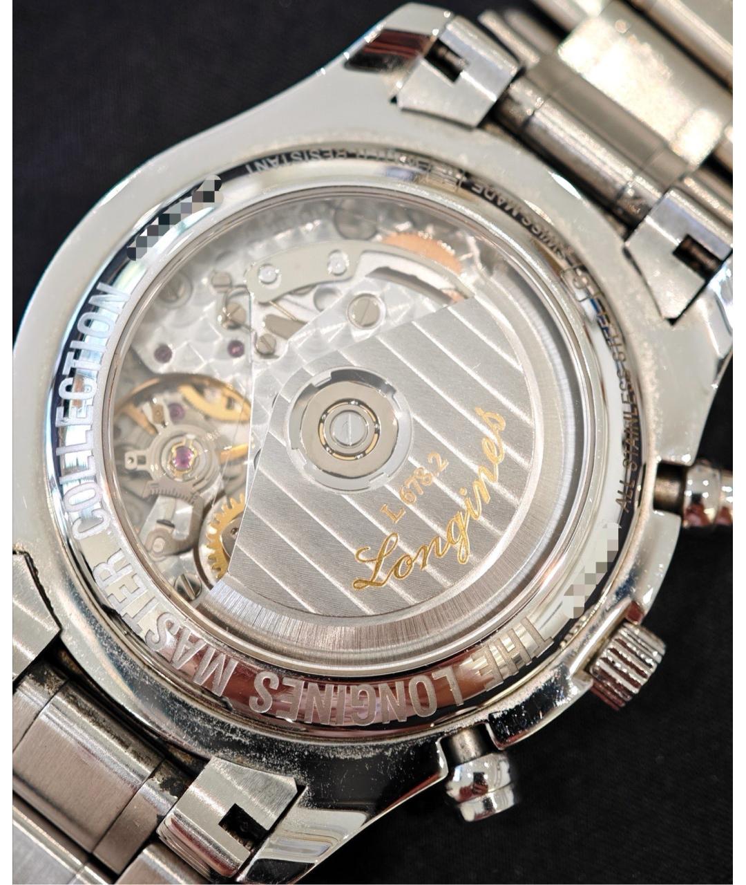 LONGINES Серебряные стальные часы, фото 3