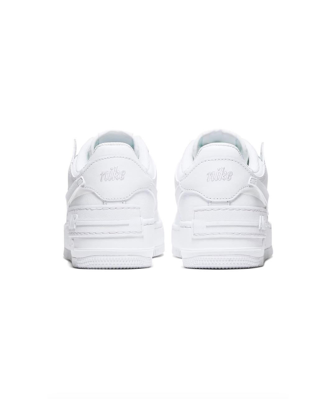 NIKE Белые кроссовки из искусственной кожи, фото 3