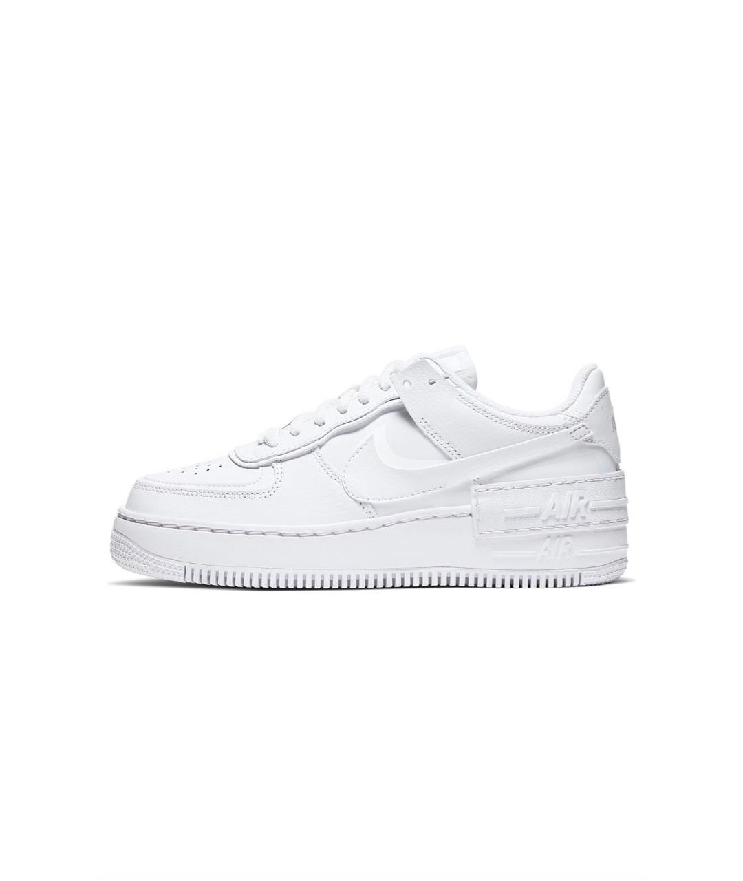 NIKE Белые кроссовки из искусственной кожи, фото 2