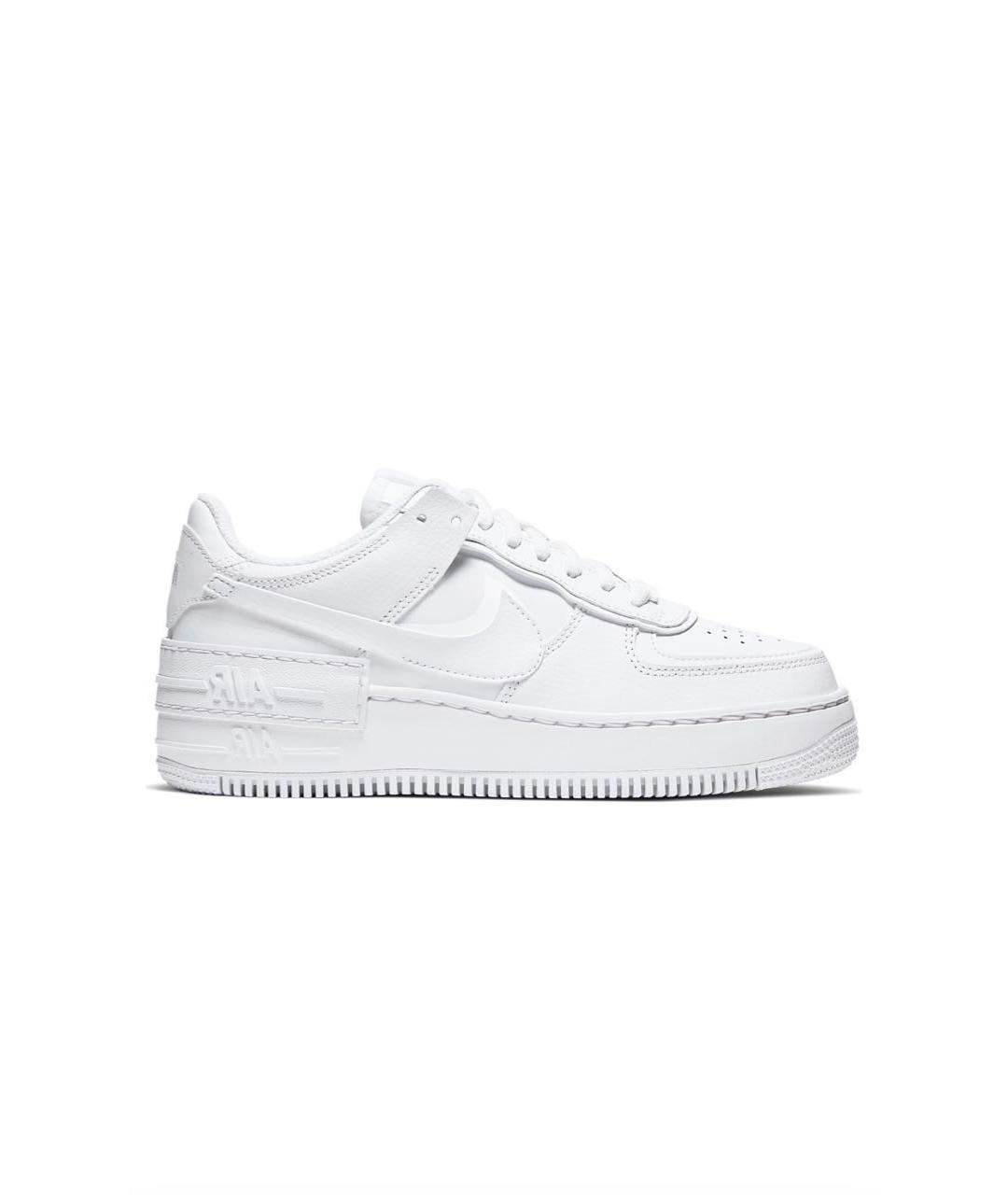 NIKE Белые кроссовки из искусственной кожи, фото 5