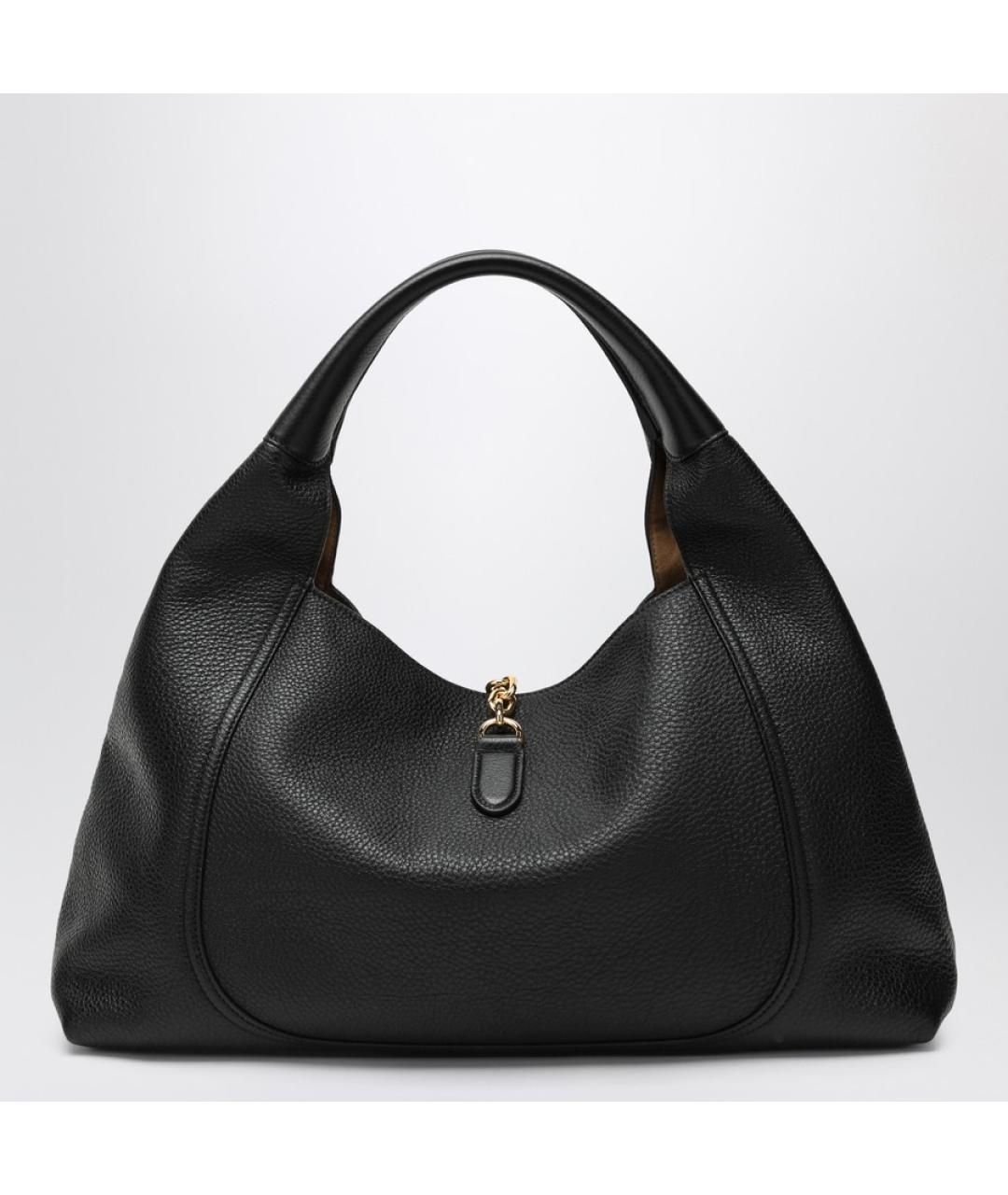 GUCCI Черная кожаная сумка через плечо, фото 3