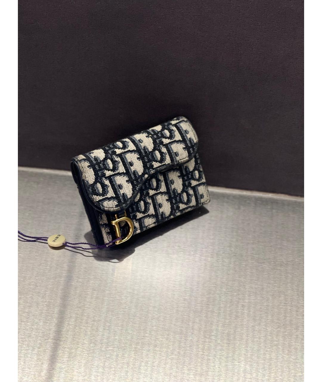 CHRISTIAN DIOR Синий кардхолдер, фото 3