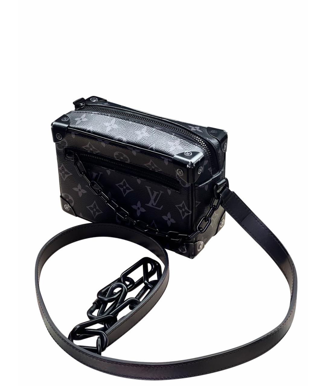 LOUIS VUITTON Черная сумка на плечо из искусственной кожи, фото 1