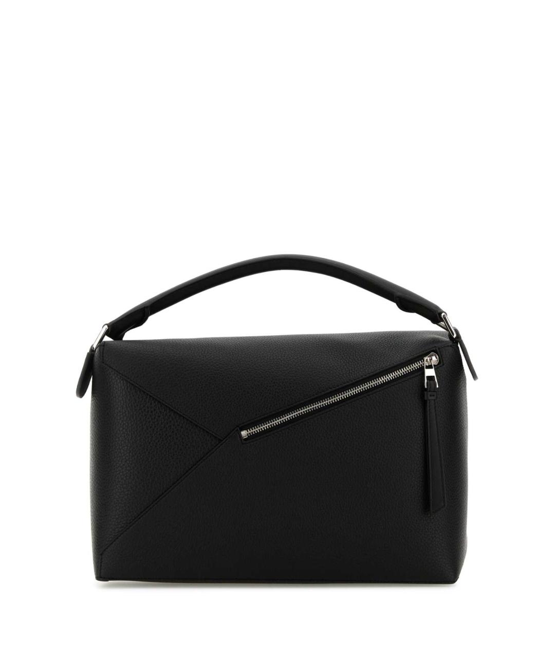 LOEWE Черная кожаная сумка на плечо, фото 3
