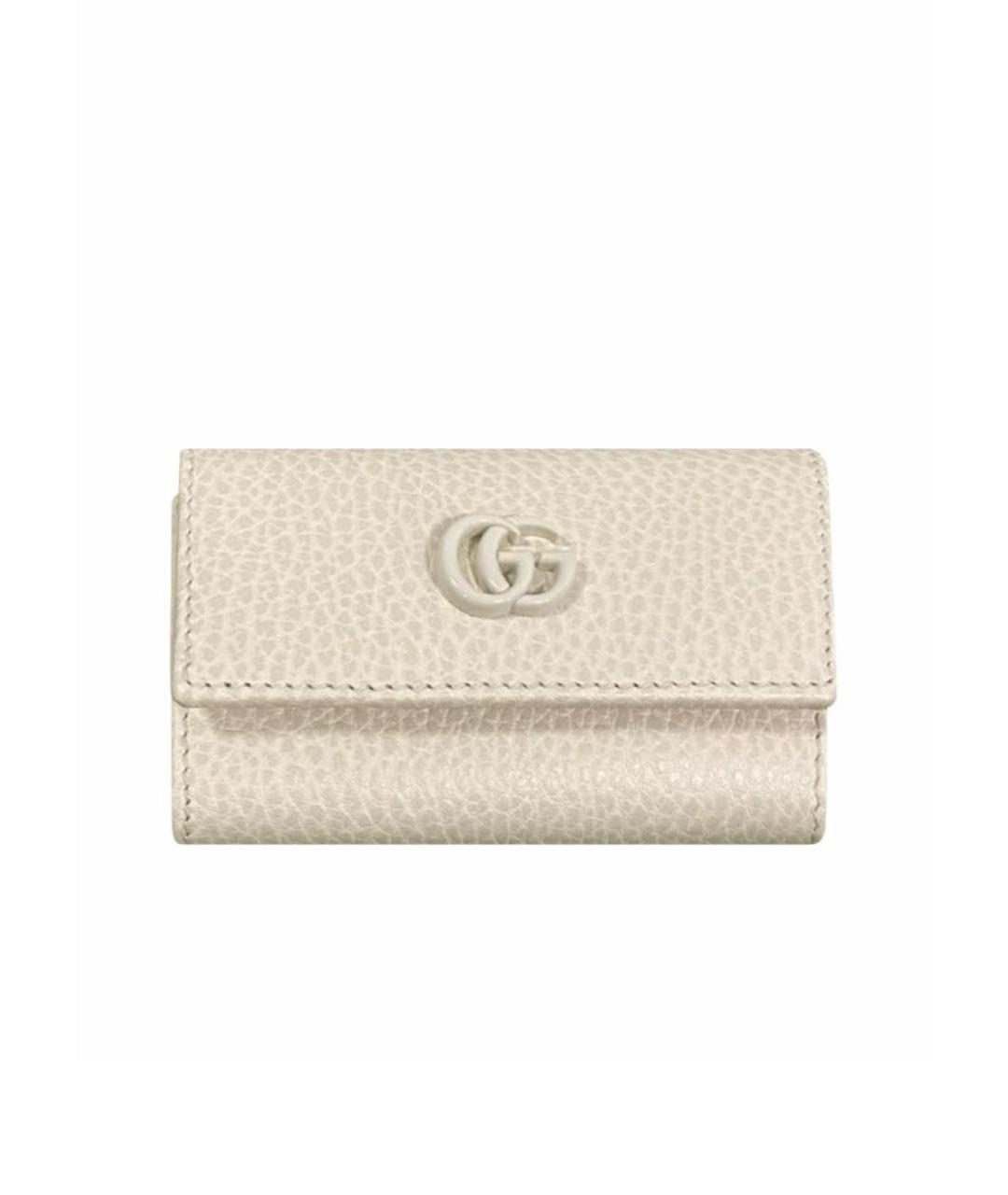 GUCCI Бежевая ключница, фото 1