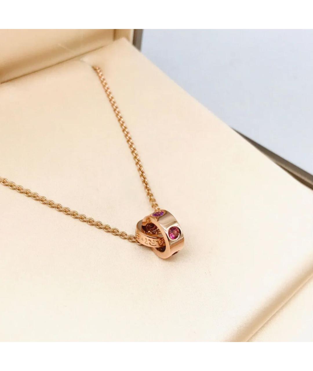 BVLGARI Золотая подвеска из розового золота, фото 2