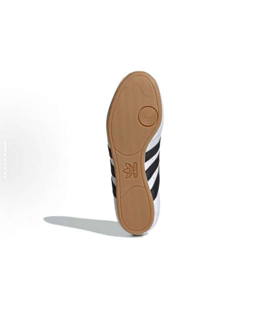 ADIDAS Белые кожаные кроссовки, фото 7