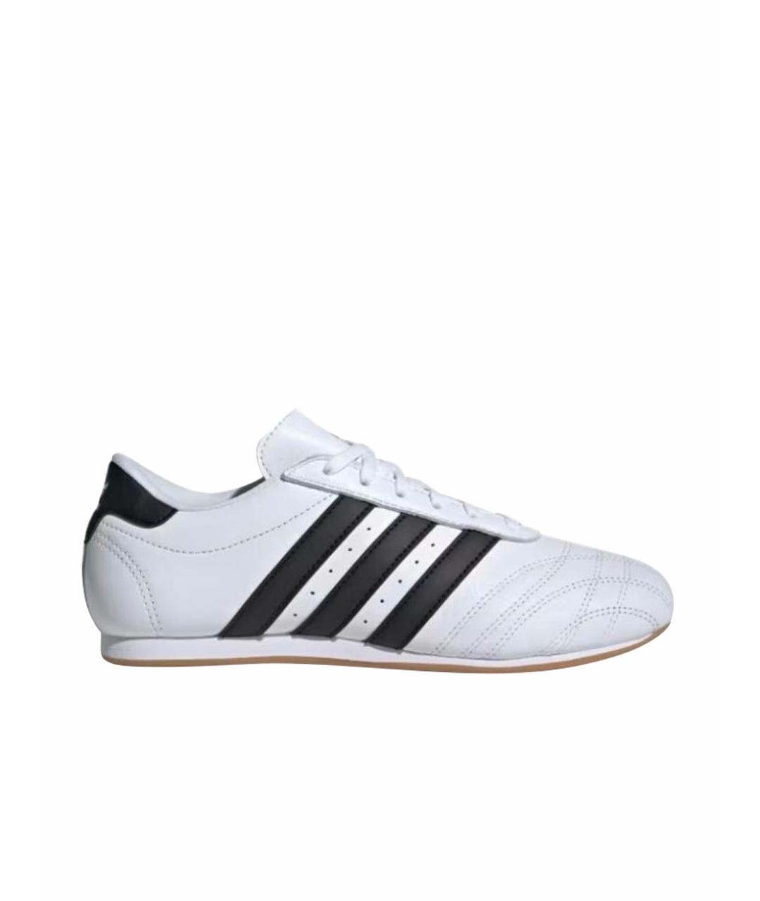 ADIDAS Белые кожаные кроссовки, фото 1