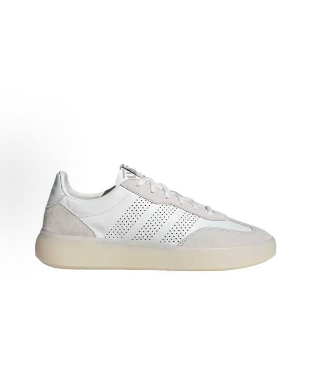 ADIDAS Белые кожаные кроссовки, фото 5