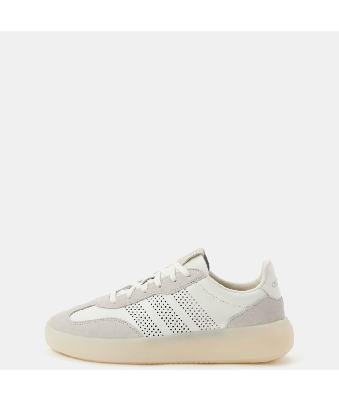 ADIDAS Белые кожаные кроссовки, фото 2