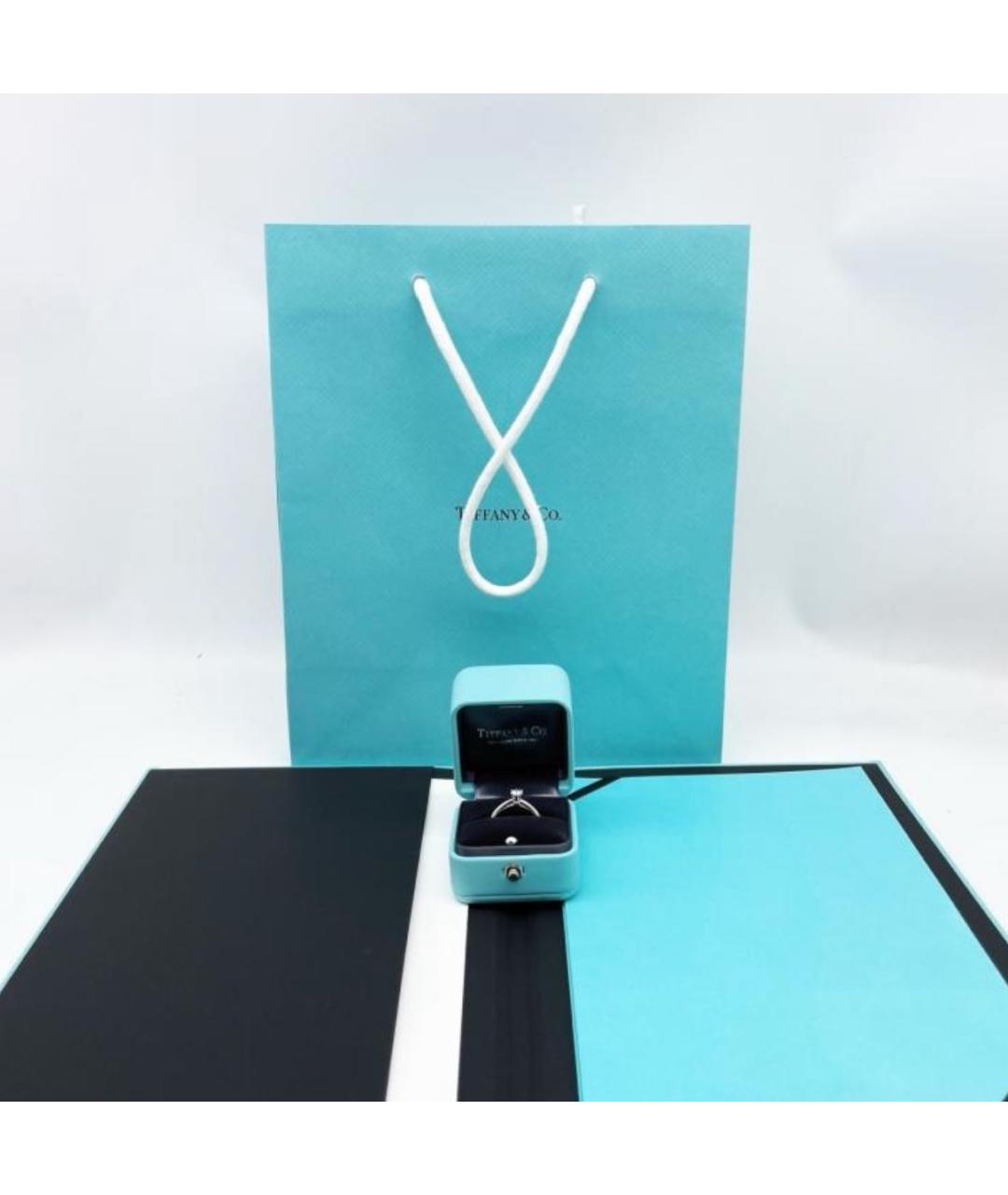 TIFFANY&CO Серебряное платиновое кольцо, фото 3