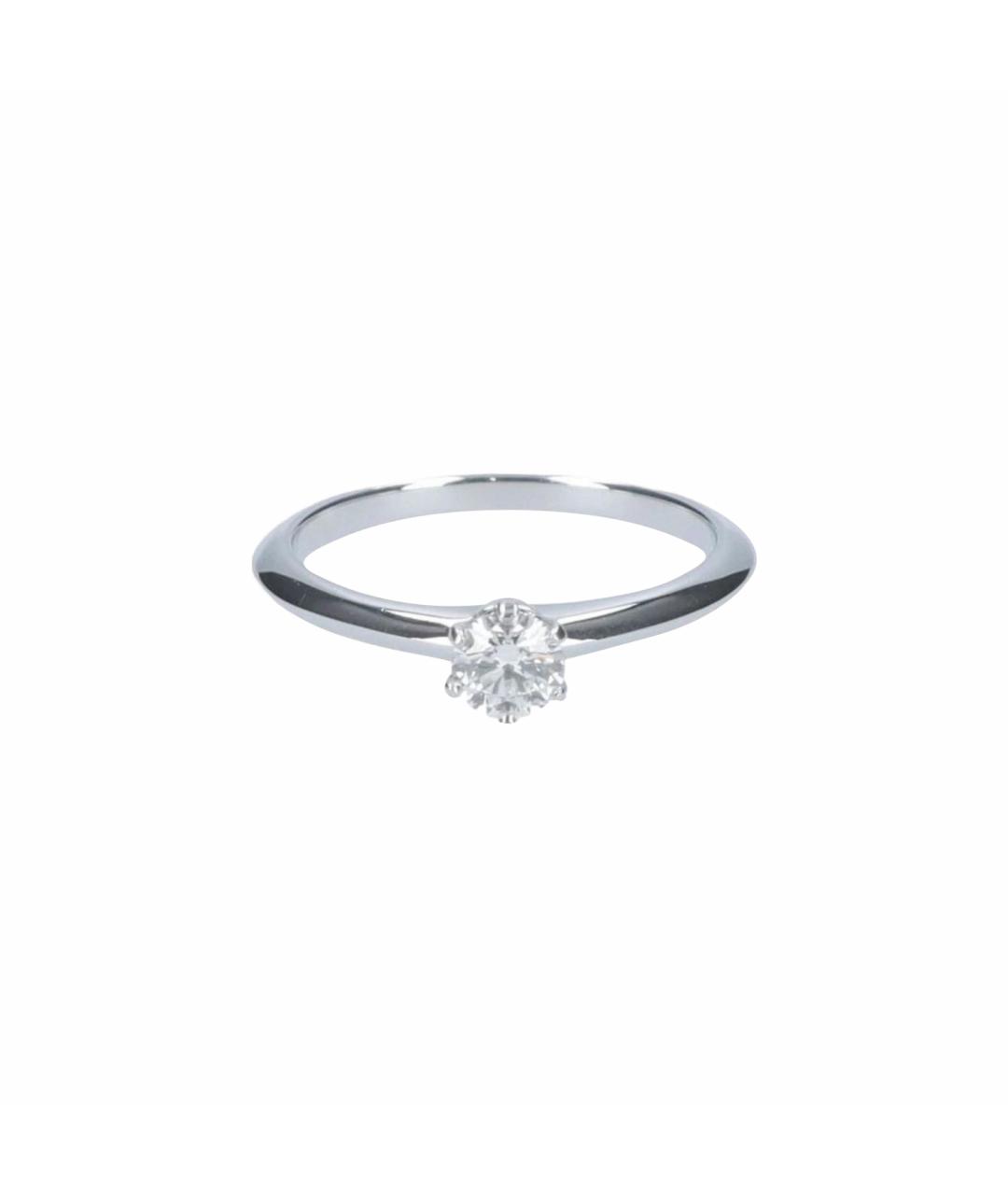 TIFFANY&CO Серебряное платиновое кольцо, фото 1