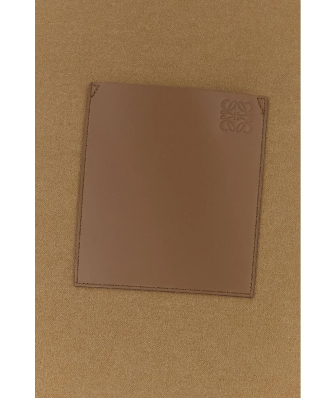 LOEWE Бежевая шерстяная куртка, фото 3