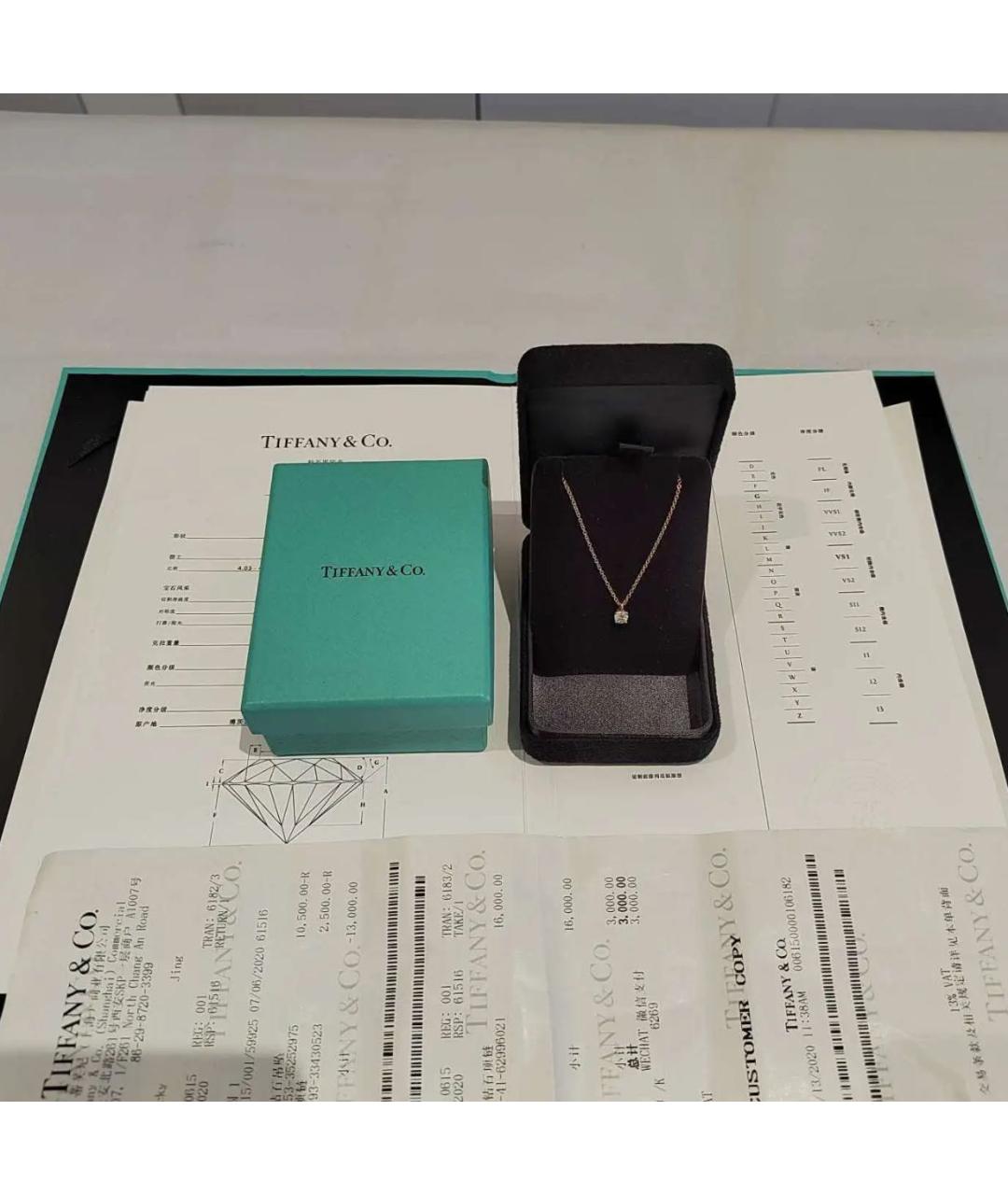 TIFFANY&CO Золотая подвеска из розового золота, фото 2