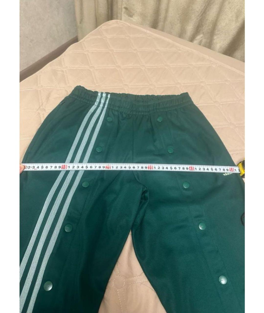 ADIDAS Зеленые прямые брюки, фото 2