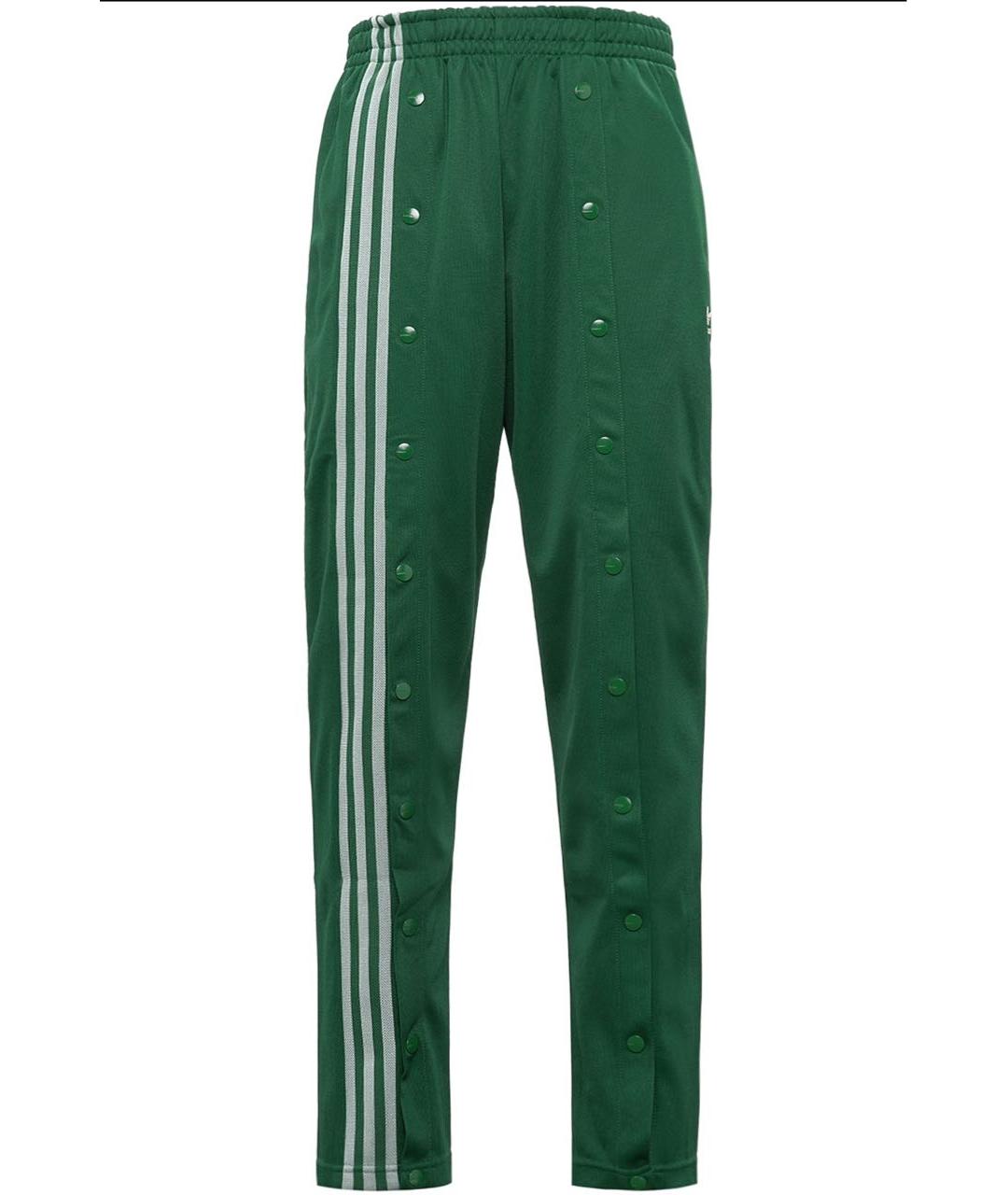 ADIDAS Зеленые прямые брюки, фото 8