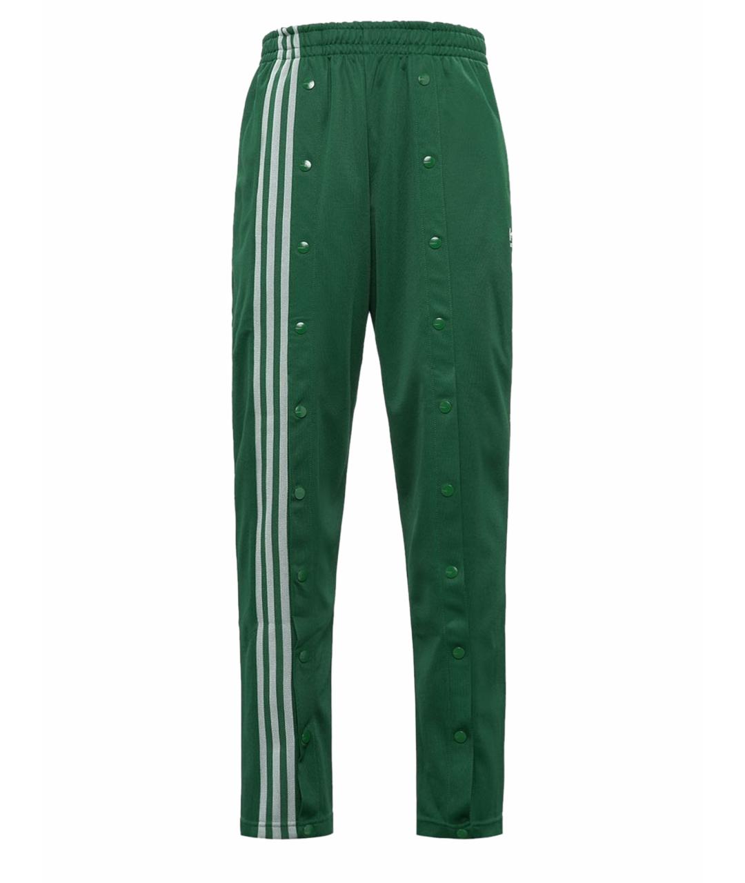 ADIDAS Зеленые прямые брюки, фото 1