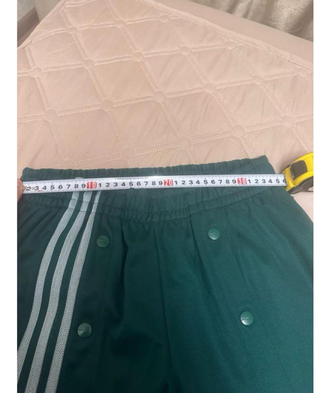ADIDAS Зеленые прямые брюки, фото 3
